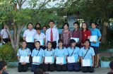 มอบเกียรติบัตรนักเรียนที่ผ่านเข้ารอบ”กรุงไทยยุววานิช”